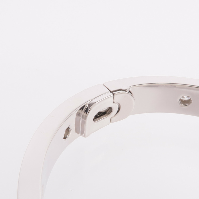 CARTIER 18K白金Love Bracelet Full Diamonds鑽石手鐲Cartier#16-6