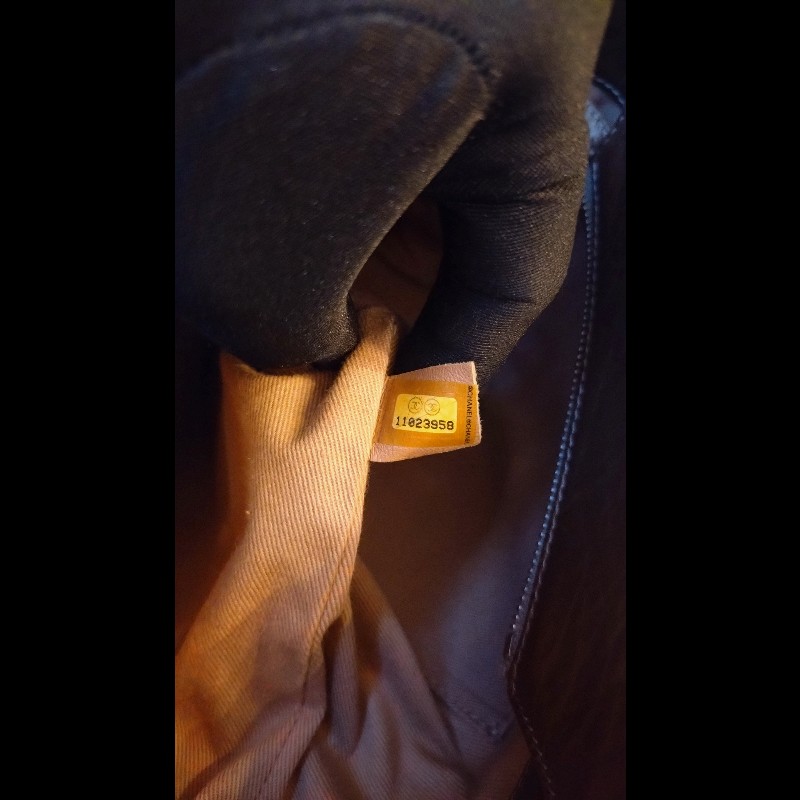 Chanel 古銅金皮革編織手提托特包-20