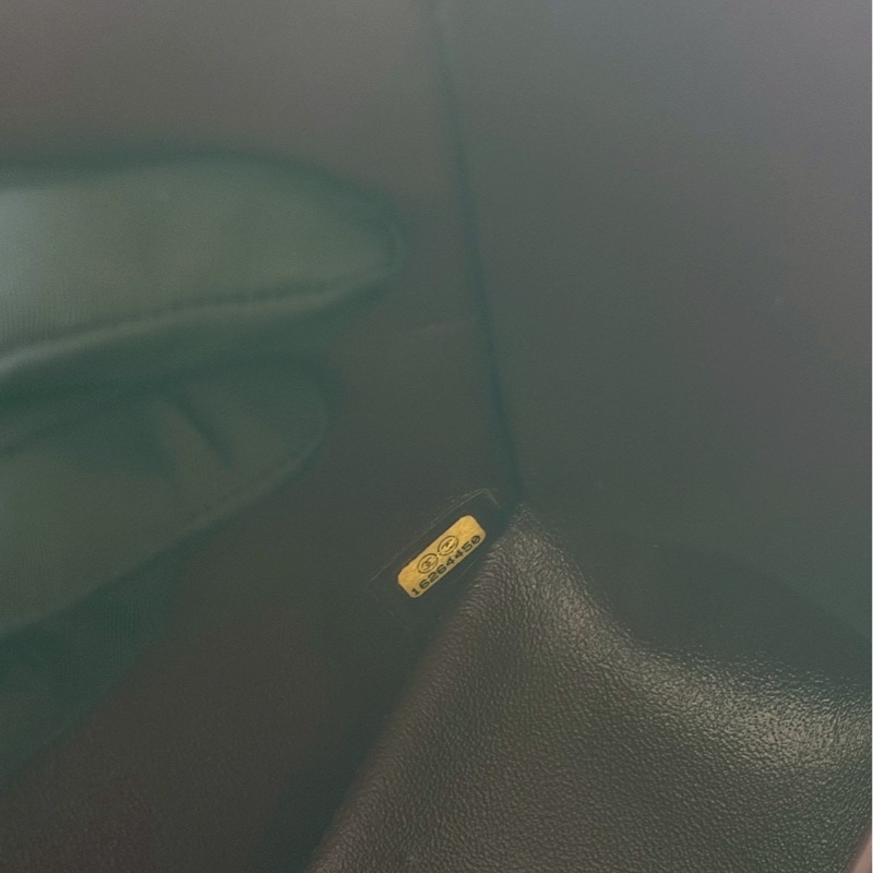 Chanel jumbo黑銀羊皮-17