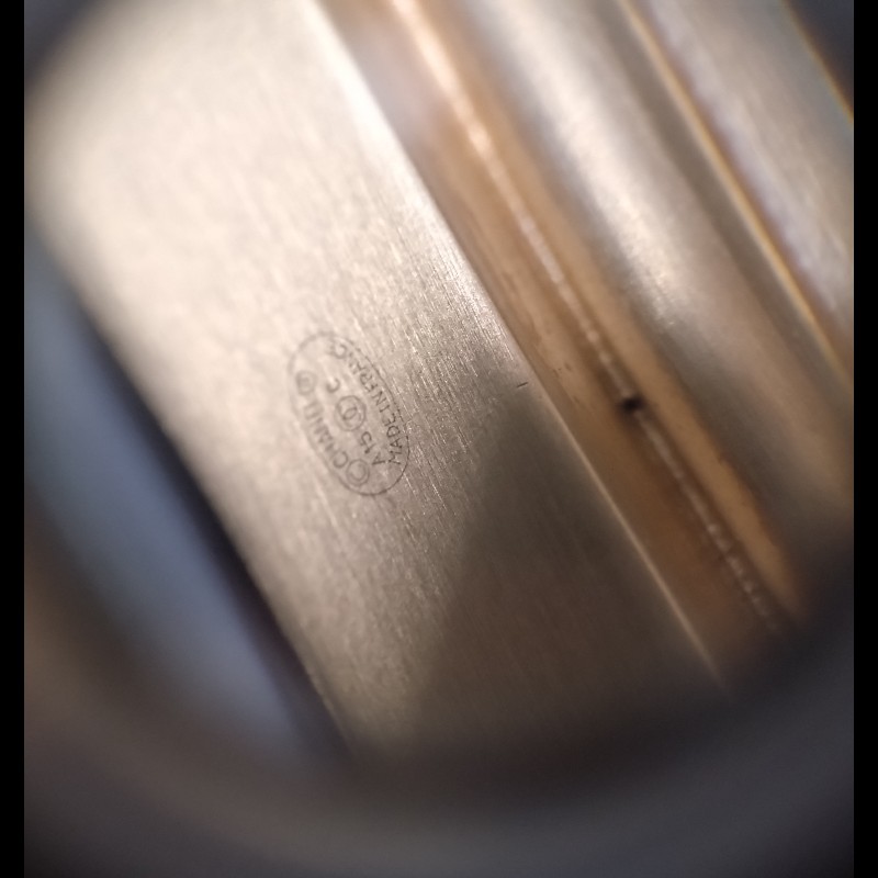 Chanel 黑色樹脂金幣寬版手環-13