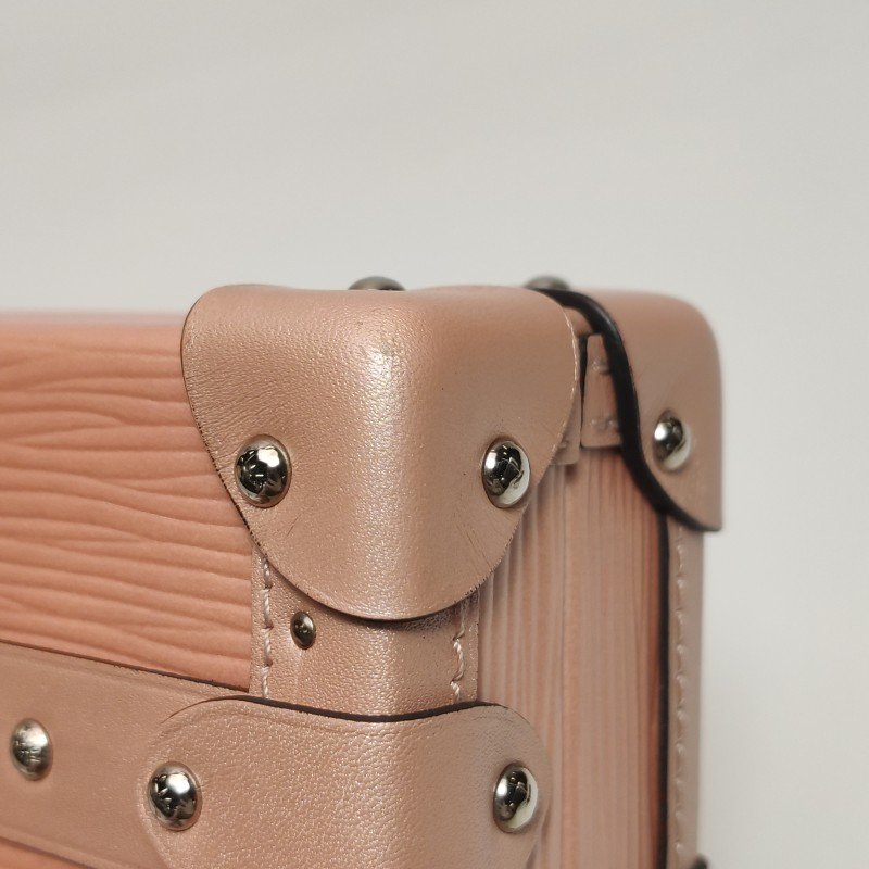 Louis Vuitton(LV)Petite Malle小盒子小號牛皮水波紋S-lock鎖扣斜挎包單肩包-15