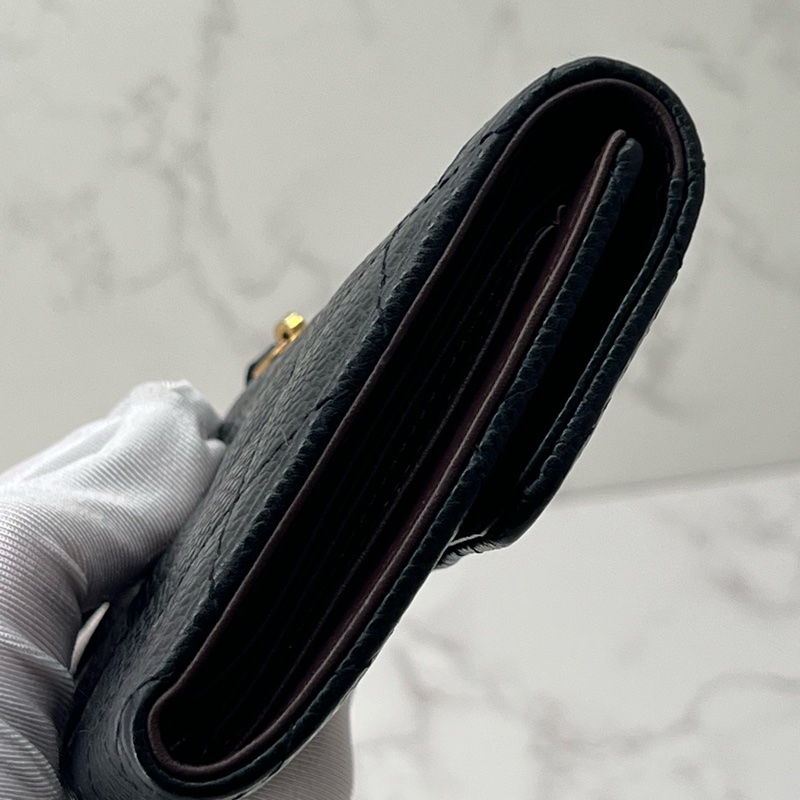 💗香緹國際精品💗 681 Chanel 黑金荔枝牛短夾-3