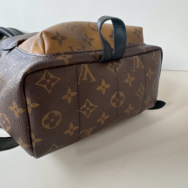 絕版 LV Palm Springs PM 焦糖 拼色 後背包 M43116 (M44870)-4