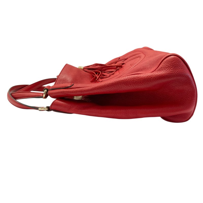 GUCCI 古馳 282309 SOHO TOTE 牛皮 紅色 托特包-2