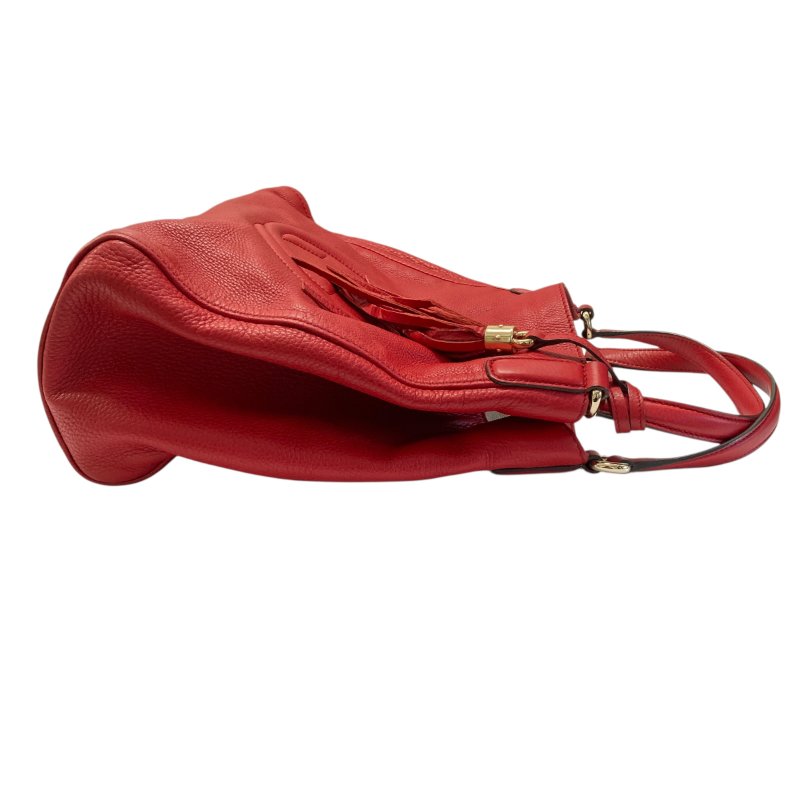 GUCCI 古馳 282309 SOHO TOTE 牛皮 紅色 托特包-3