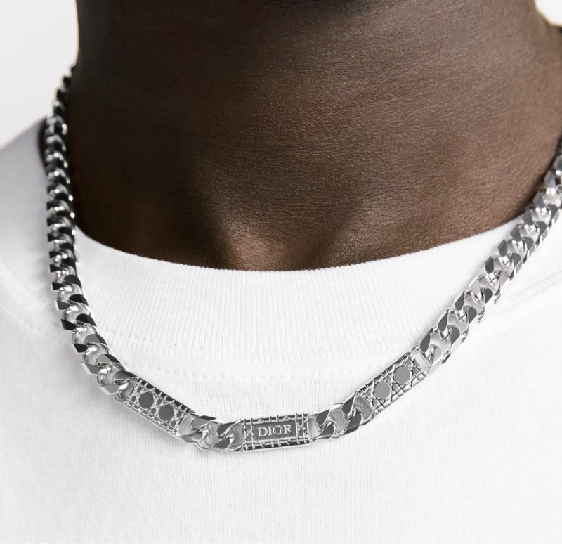 Dior 男裝 925純銀 項鏈 周杰倫同款-6