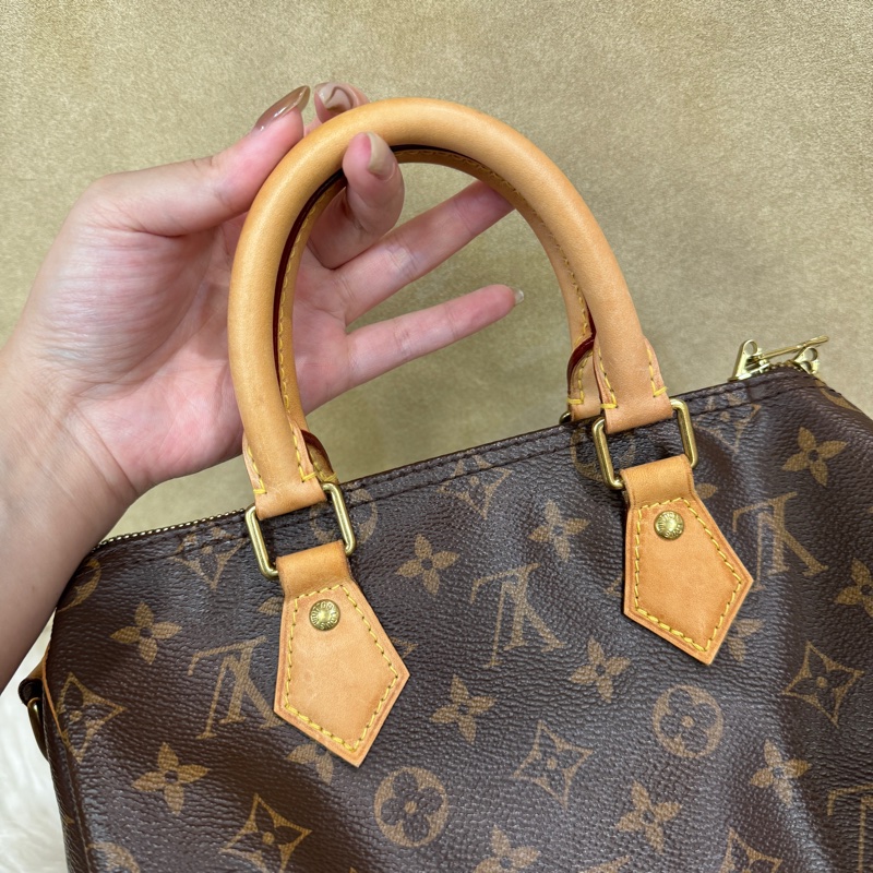 LV Speedy25 老花波士頓包 晶片款-2