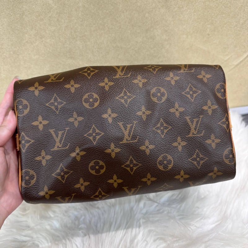 LV Speedy25 老花波士頓包 晶片款-6
