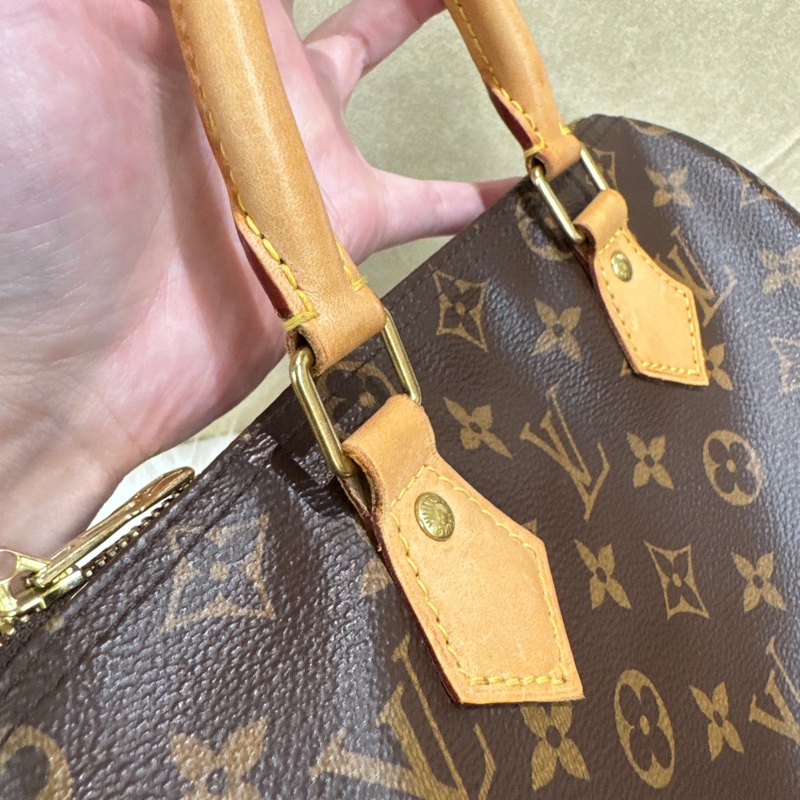 LV Speedy25 老花波士頓包 晶片款-11