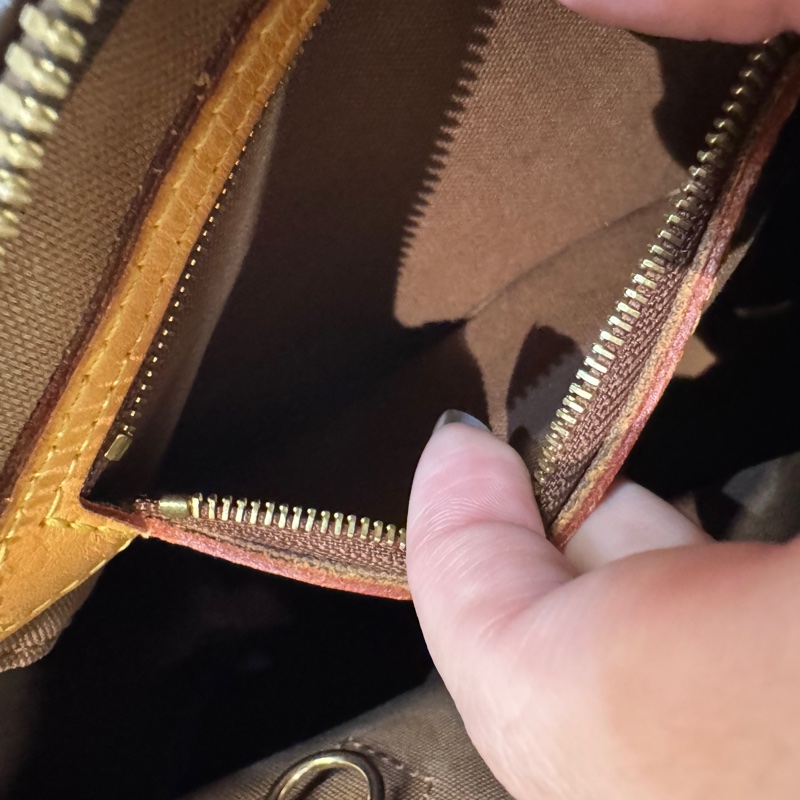 LV Speedy25 老花波士頓包 晶片款-20