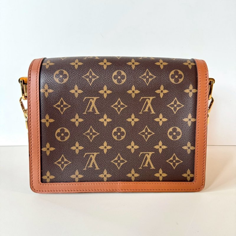 LV DAUPHINE 達芙妮 MM 中號 拼色 金鍊 斜背包 M44391-6