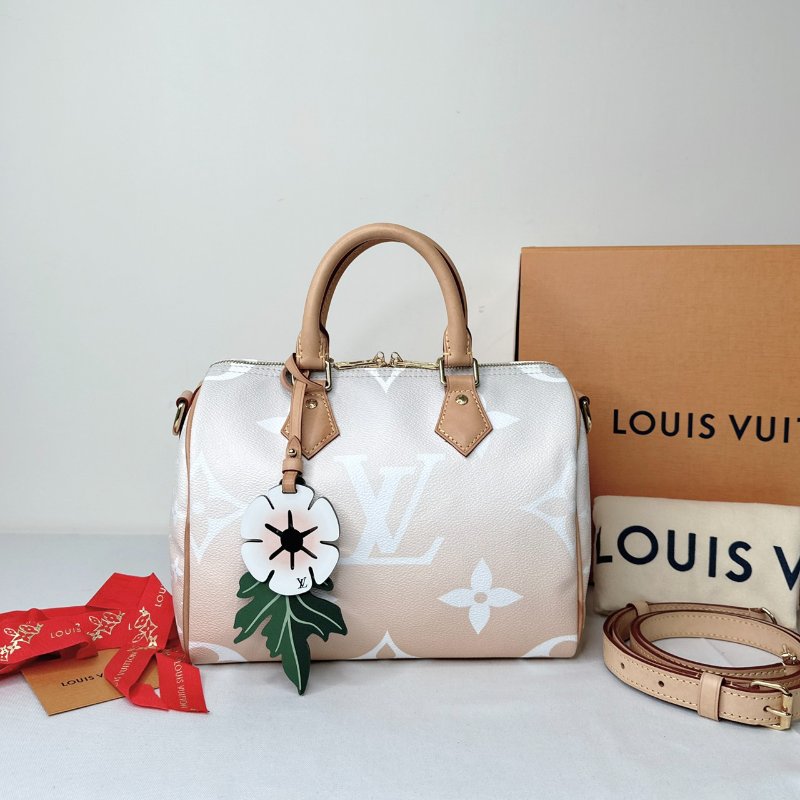 LV 珊瑚沙漸層色Speedy 25-0