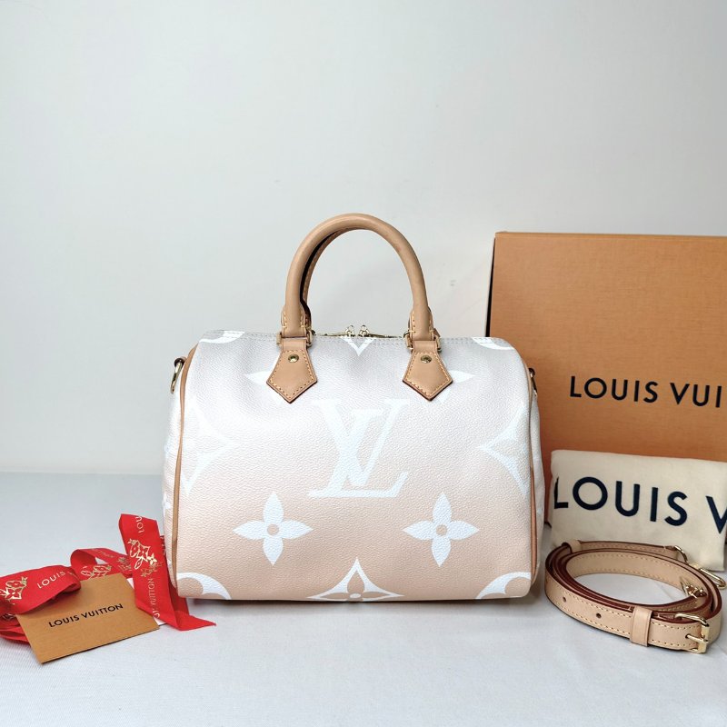 LV 珊瑚沙漸層色Speedy 25-1