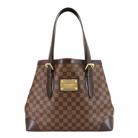 路易威登 Damier Hampstead 中號手提包，Ebene 棕色，N51204
