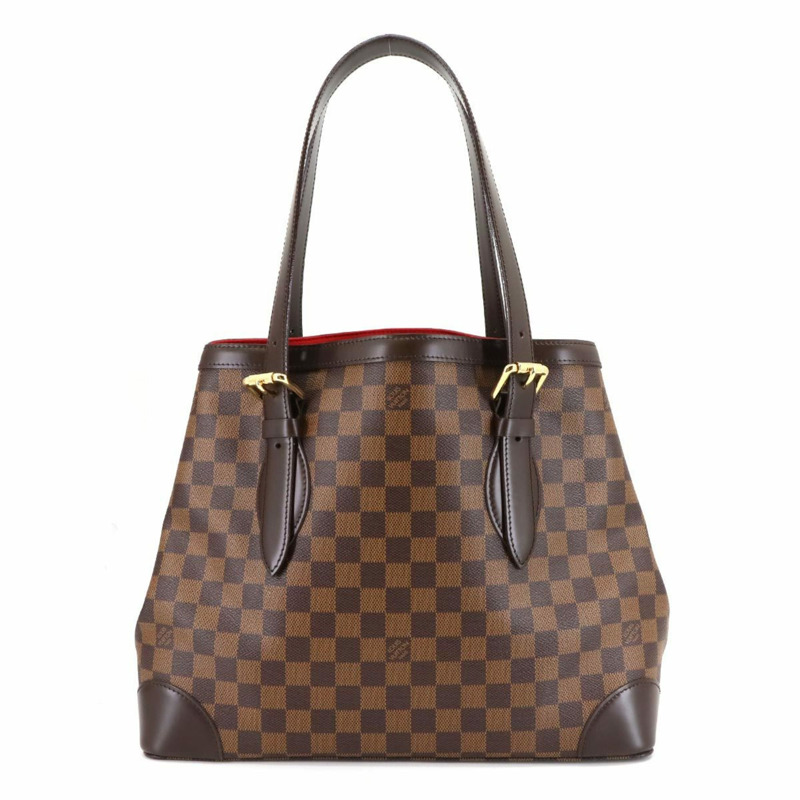 路易威登 Damier Hampstead 中號手提包，Ebene 棕色，N51204-1