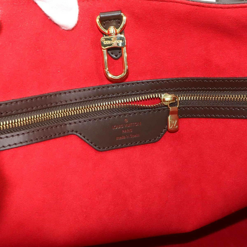 路易威登 Damier Hampstead 中號手提包，Ebene 棕色，N51204-6