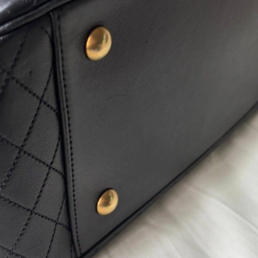 YSL好美好有氣質的黑金二用波士頓包-12