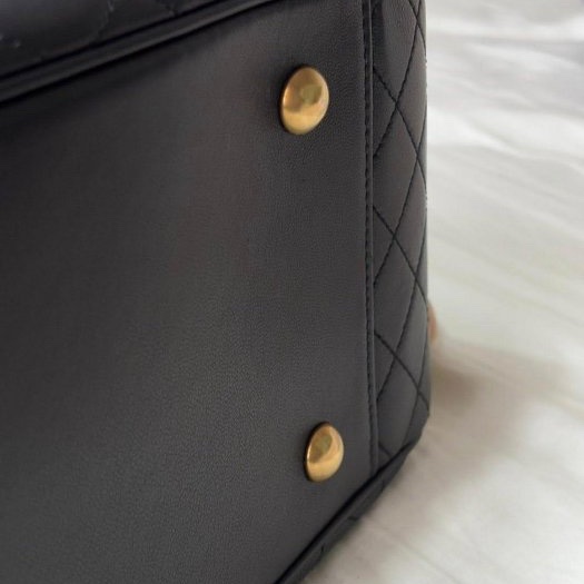 YSL好美好有氣質的黑金二用波士頓包-13