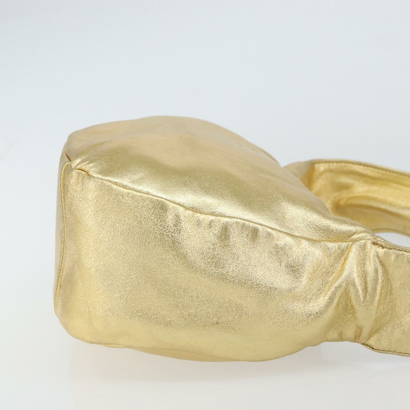 【日本直送】PRADA 金色皮革肩背包 正品 156454V-2