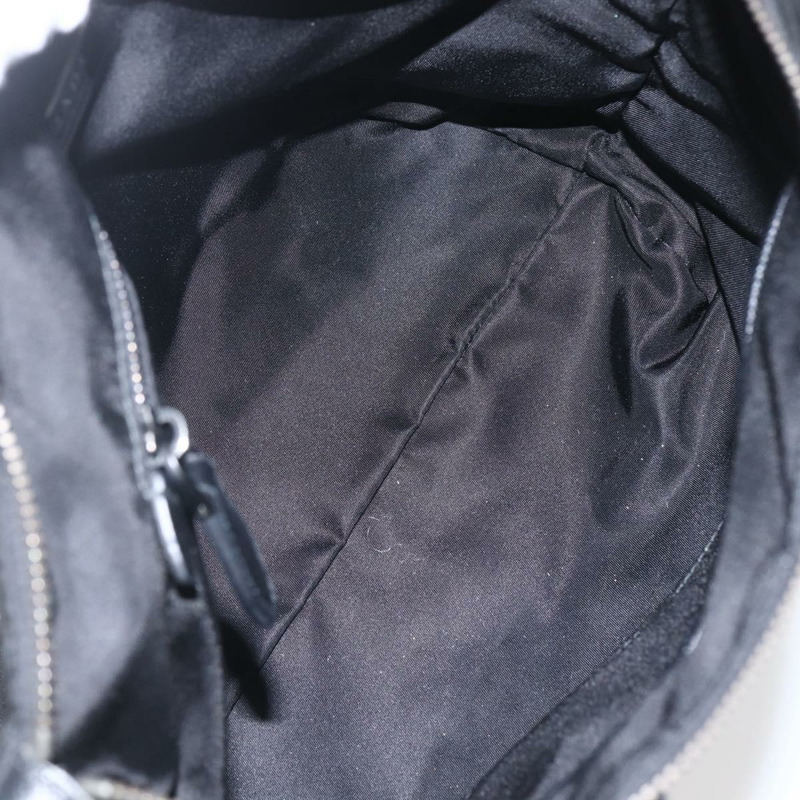 【日本直送】PRADA 串珠手提包 尼龍 黑色 銀色 正品 am10030V-9