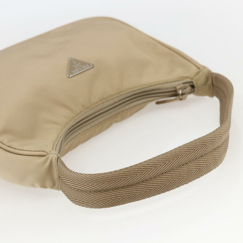 【日本直送】PRADA 尼龍手提包 米色 銀色 正品 157109V-6