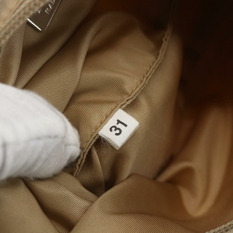 【日本直送】PRADA 尼龍手提包 米色 銀色 正品 157109V-10