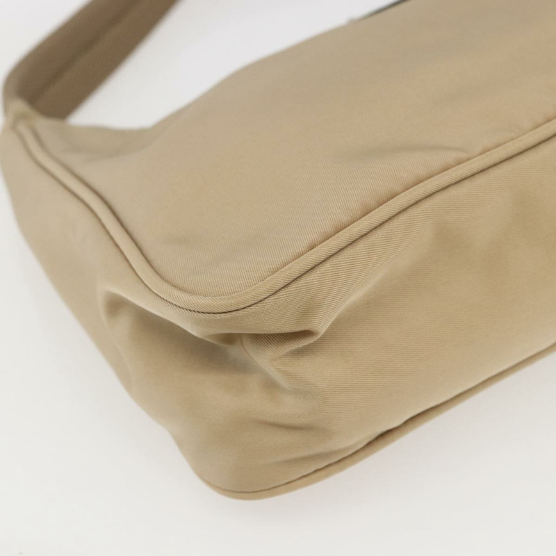 【日本直送】PRADA 尼龍手提包 米色 銀色 正品 157109V-13