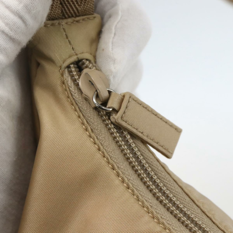 【日本直送】PRADA 尼龍手提包 米色 銀色 正品 157109V-17