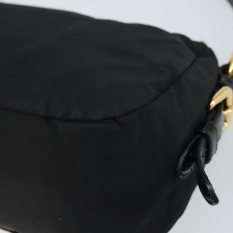 【日本直送】PRADA Bijoux 單肩包 尼龍 黑色 金色 正品 yk19999V-16