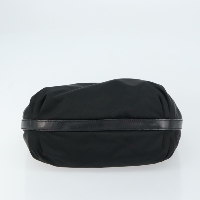 【日本直送】PRADA 黑色金色尼龍肩包，正品 yk20004V-4