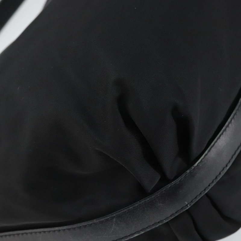 【日本直送】PRADA 黑色金色尼龍肩包，正品 yk20004V-16