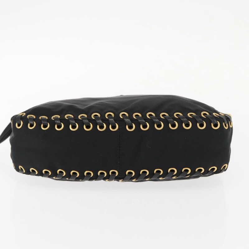 【日本直送】PRADA 黑色金色尼龍肩包，正品編號 157682V-4