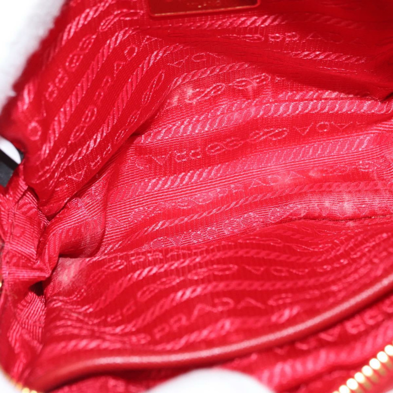 【日本直送】PRADA 單肩包 尼龍 紅色 金色 正品 152289SAV-8