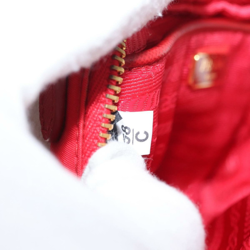 【日本直送】PRADA 單肩包 尼龍 紅色 金色 正品 152289SAV-10