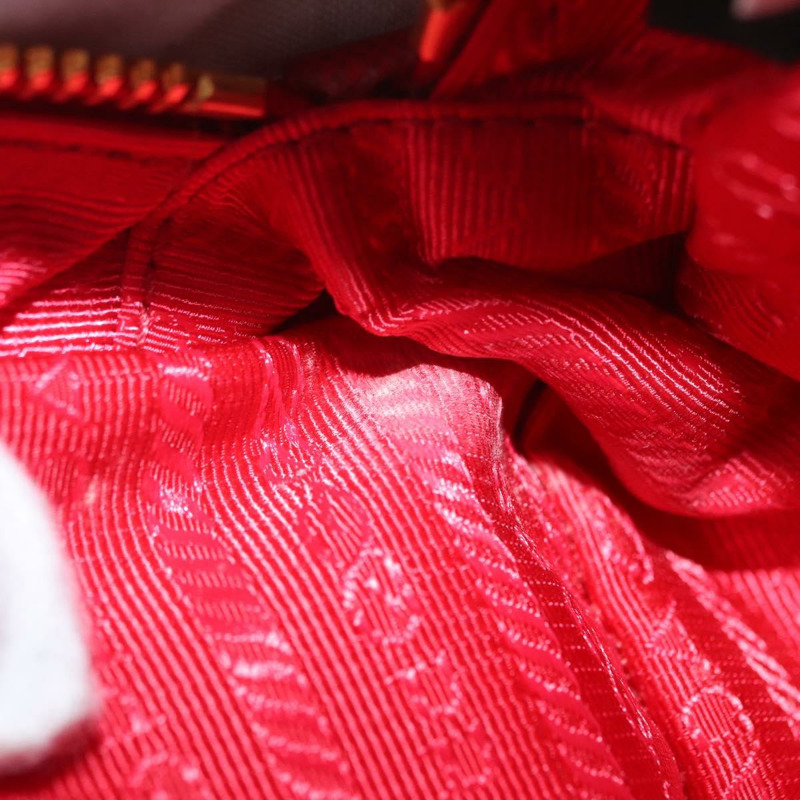 【日本直送】PRADA 單肩包 尼龍 紅色 金色 正品 152289SAV-22