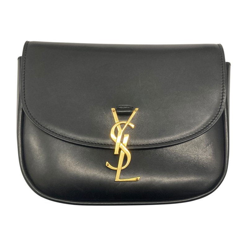 SAINT LAURENT 聖羅蘭 Kaia 小牛皮 黑色 金釦 肩背包-0