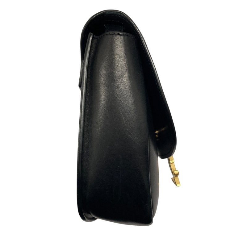 SAINT LAURENT 聖羅蘭 Kaia 小牛皮 黑色 金釦 肩背包-3