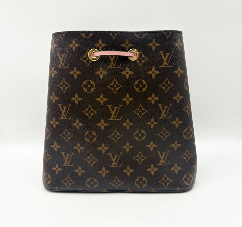 【95%新✨有塵袋】LV NeoNoe MM 櫻花粉水桶包-1