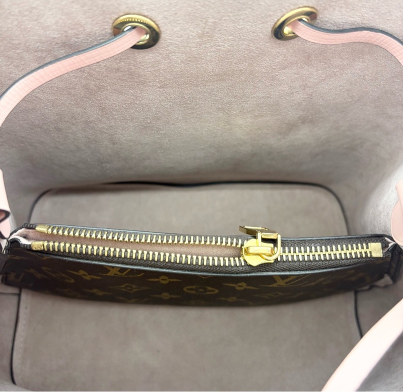 【95%新✨有塵袋】LV NeoNoe MM 櫻花粉水桶包-5