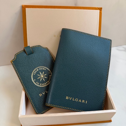 寶格麗 VVIP限定 護照夾+行李吊牌