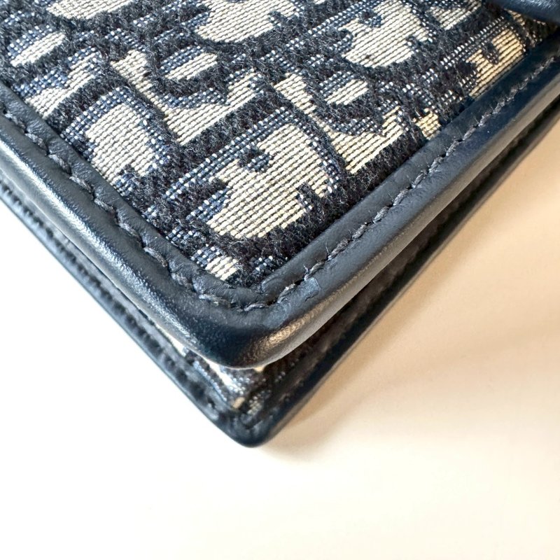 Dior 30 MONTAIGNE 海軍藍 緹花 OBLIQUE 可調 鏈帶 蒙田包-6