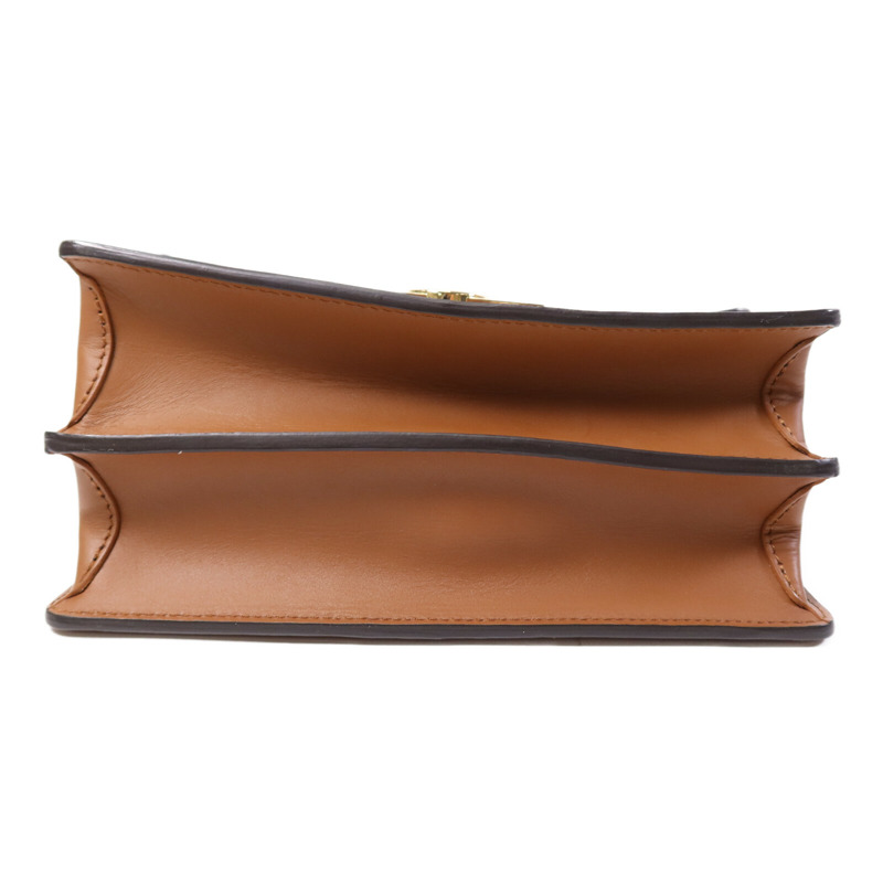 LOUIS VUITTON Monogram Reverse Dauphine MM金扣手挽肩背兩用袋棕色-3