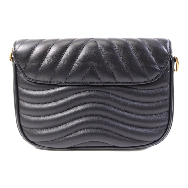 LOUIS VUITTON 牛皮皮革New Wave Multi Pochette金扣鏈帶手挽肩背兩用袋-2