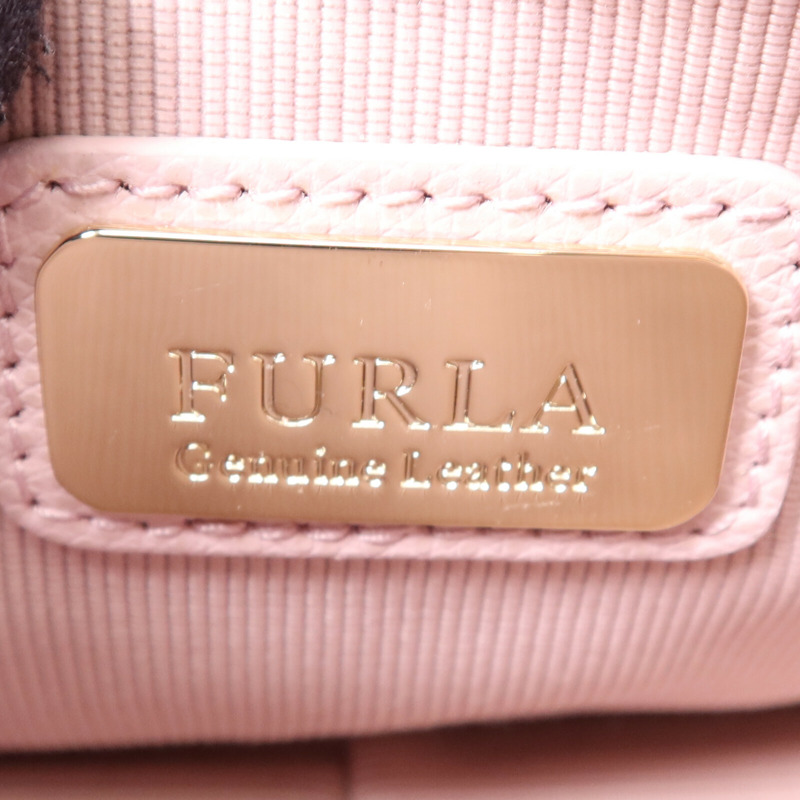 Furla 牛皮皮革Mini Metropolis金扣鏈帶肩背袋-5