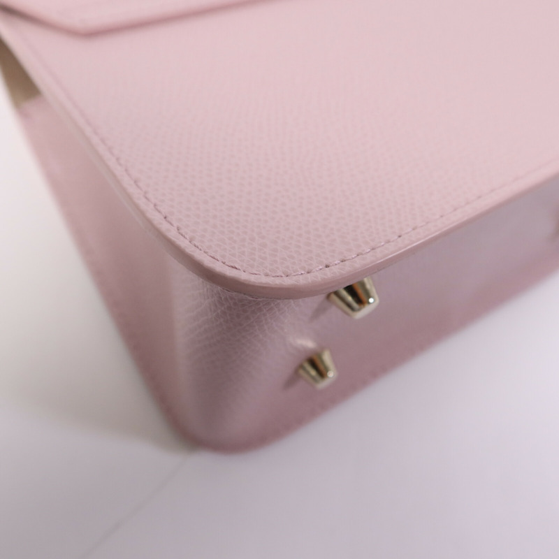 Furla 牛皮皮革Mini Metropolis金扣鏈帶肩背袋-12