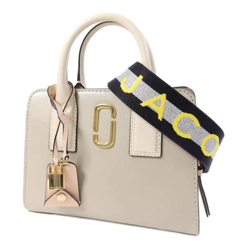 MARC JACOBS 牛皮皮革Little Big Shot Bag金扣手挽肩背兩用-2