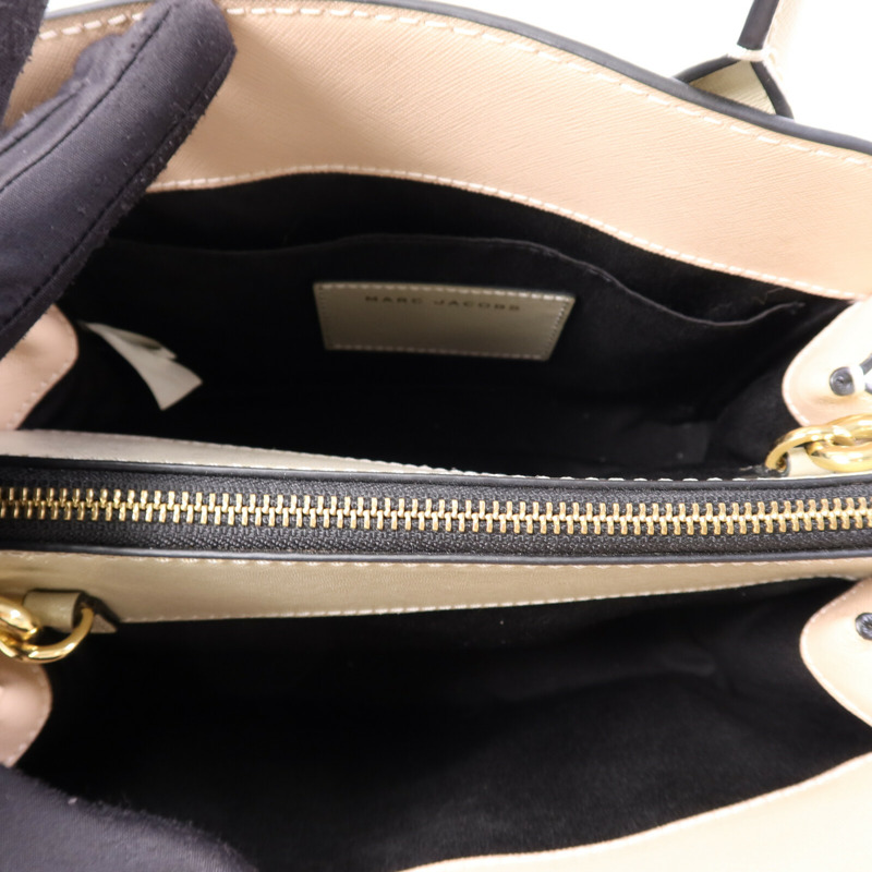 MARC JACOBS 牛皮皮革Little Big Shot Bag金扣手挽肩背兩用-4