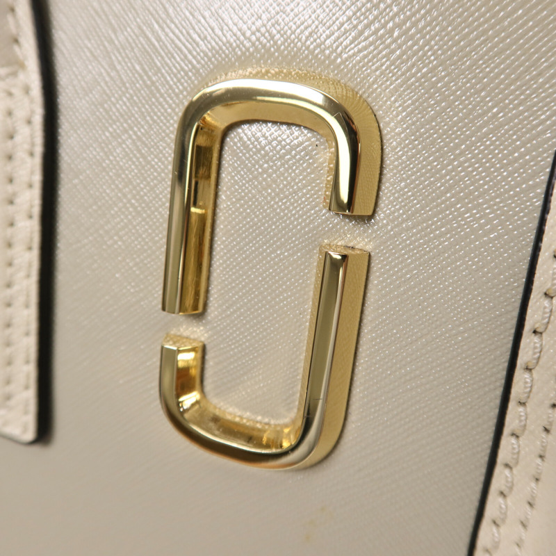 MARC JACOBS 牛皮皮革Little Big Shot Bag金扣手挽肩背兩用-7