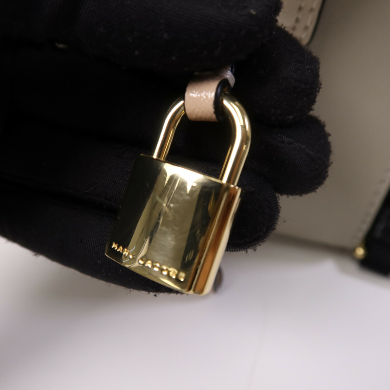 MARC JACOBS 牛皮皮革Little Big Shot Bag金扣手挽肩背兩用-8