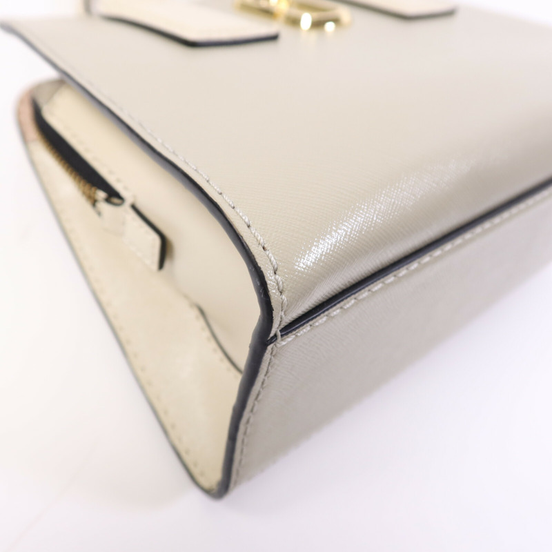 MARC JACOBS 牛皮皮革Little Big Shot Bag金扣手挽肩背兩用-12